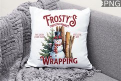 Frostys Christmas Market,Christmas Vintage Sign Sublimation Product Image 3
