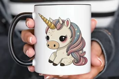 Cute Baby Unicorn Sublimation png clipart Product Image 2