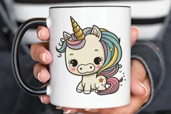 Cute Baby Unicorn Sublimation png clipart Product Image 2