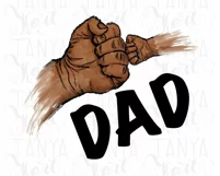 Sublimation Image | Father's Day Design | Adult Baby Fist Product Image 7