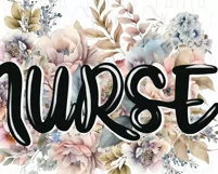 Nurse Flowers Png | Nurse Sublimation | Digital Download Product Image 10