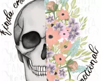 Floral Skull Png | Kinda Emotionless Kinda Emotional Product Image 10