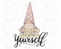 Love Yourself | Valentines Day | Valentine Pink Gnome Product Image 12
