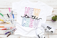 New To The Crew SVG - New Baby Homecoming Newborn PNG Product Image 4