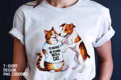 Sarcastic Pet sublimation tshirt design png Product Image 1
