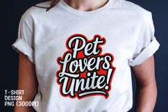 Pet lovers quote tshirt sublimation png Product Image 1