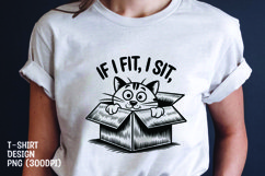 CAT SARCASTIC QUOTE SUBLIMATION T-SHIRT DESIGN Product Image 1