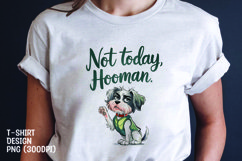 Watercolor sarcastic dog t-shirt sublimation png Product Image 1
