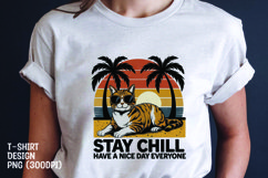 CAT SARCASTIC QUOTE SUBLIMATION T-SHIRT DESIGN Product Image 1