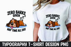 Funny dog quote sublimation t-shirt design Product Image 1