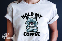 CAT SARCASTIC QUOTE SUBLIMATION T-SHIRT DESIGN Product Image 1