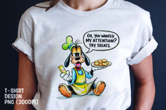 Watercolor sarcastic dog t-shirt sublimation png Product Image 1