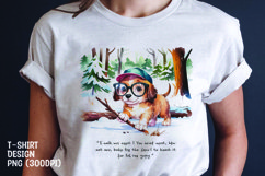 Sarcastic dog sublimation tshirt design png Product Image 1