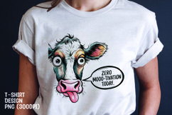 Watercolor sarcastic dog t-shirt sublimation png Product Image 1