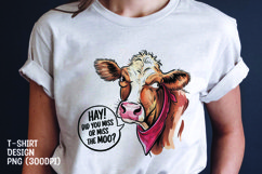 Watercolor sarcastic dog t-shirt sublimation png Product Image 1