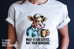 Watercolor sarcastic dog t-shirt sublimation png Product Image 1