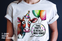 Watercolor sarcastic dog t-shirt sublimation png Product Image 1