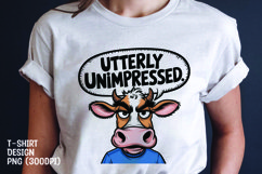 Watercolor sarcastic dog t-shirt sublimation png Product Image 1