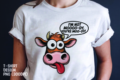 Watercolor sarcastic dog t-shirt sublimation png Product Image 1