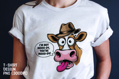 Watercolor sarcastic dog t-shirt sublimation png Product Image 1