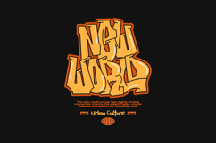 New World Urban Graffiti T-shirt Design Product Image 1