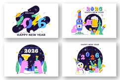 12 Happy New Year 2026 Illustration Product Image 3