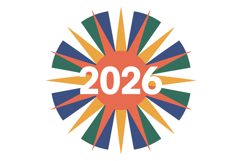 Sunburst New Year 2026 Vector Product Image 1
