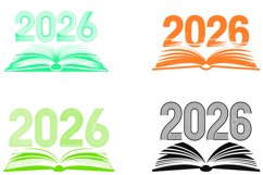 Open Book 2026 Education Vector Set Product Image 1
