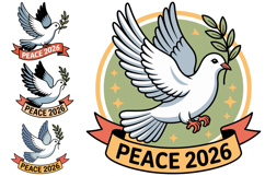 Peace Dove New Year 2026 Set Product Image 1