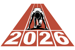 Athlete Starting Block 2026 Vector Product Image 1