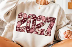 New Year 2027 Design Png Happy New Year Product Image 3
