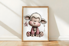 New Year Animal Clipart Sublimation Product Image 3