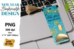 Bookmark printable design. New year bookmark quote Product Image 2