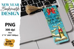 Bookmark printable design. New year bookmark quote Product Image 5