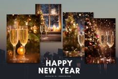 Happy New Year Card Elegant Celebrate Greeting Card_2 Product Image 1