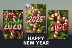 Happy New Year Card Elegant Celebrate Greeting Card_7 Product Image 1