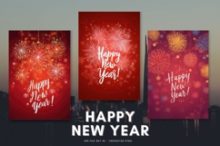 Happy New Year Card Elegant Celebrate Greeting Card_4 Product Image 1
