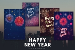 Happy New Year Card Elegant Celebrate Greeting Card_5 Product Image 1