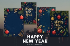 Happy New Year Card Elegant Celebrate Greeting Card_5 Product Image 1