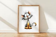 New Year Cat Clipart, Party Graphics Product Image 3