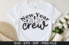 New Year crew SVG - Happy New Year Design Product Image 1