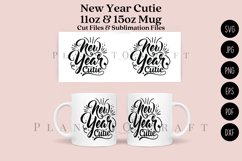 new year cutie coffee mug glass wrap svg 11oz 15oz mug svg presized for 11oz 15oz glass ready to cut and sublimation files