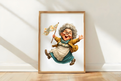 New year Funny Old Lady Sublimation Product Image 3