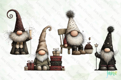 New Year Gnomes Clipart Product Image 1