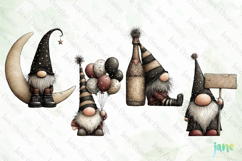 New Year Gnomes Clipart Product Image 1