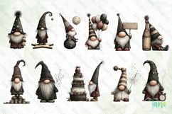 New Year Gnomes Clipart Bundle Product Image 5