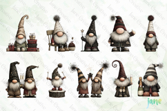 New Year Gnomes Clipart Bundle Product Image 8