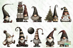 New Year Gnomes Clipart Bundle Product Image 9