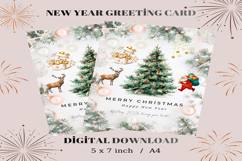 Printable Christmas Card Template 2026 Product Image 1