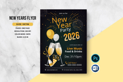 New Year Party Flyer Template
